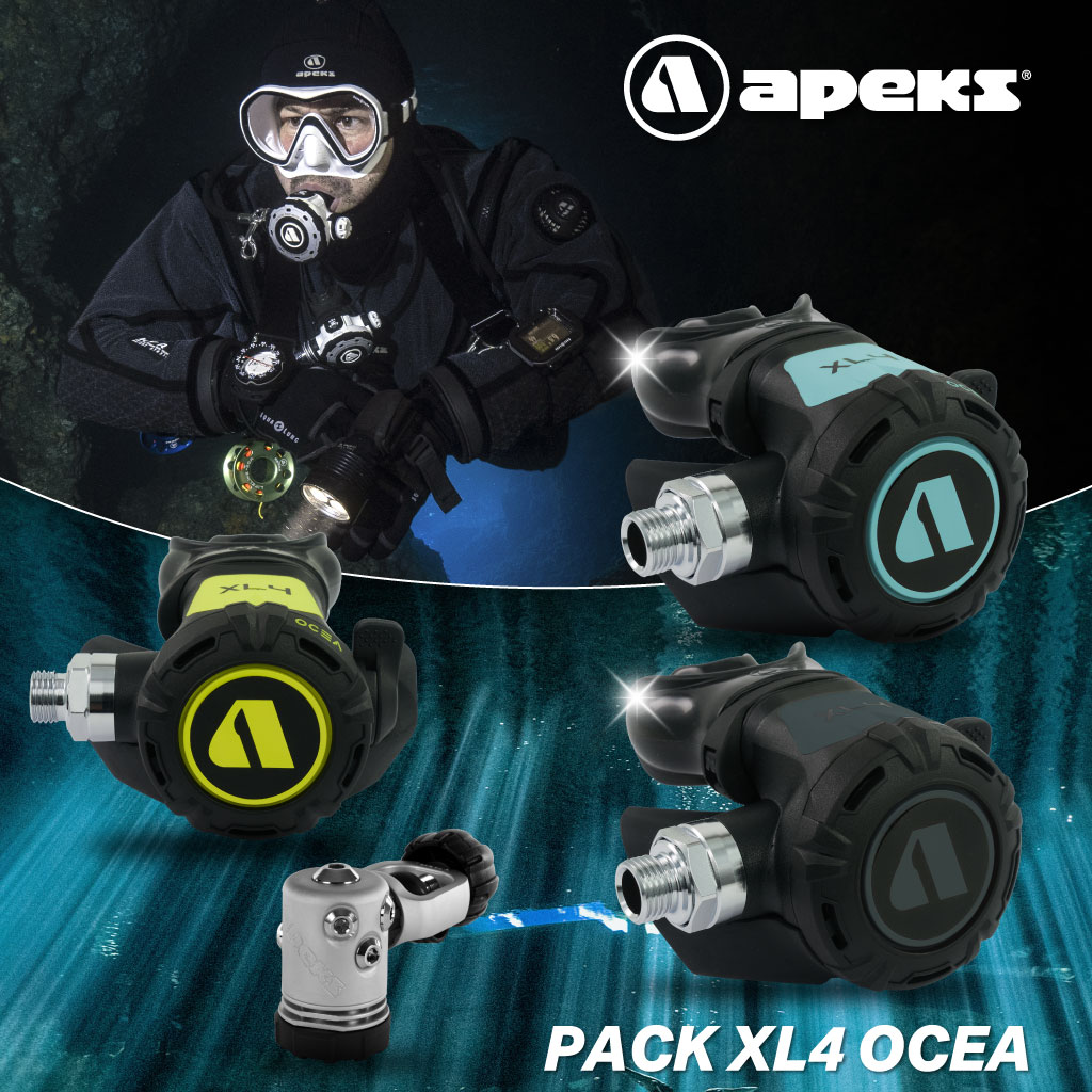 Apeks XL4 Ocea Regulator Pack | Apeks Regulators | Aquamaster Thailand